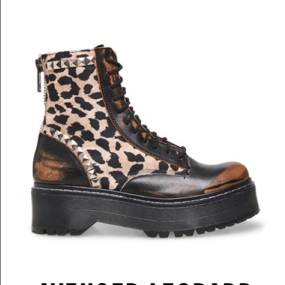 Steve madden avenger leopard Clearance